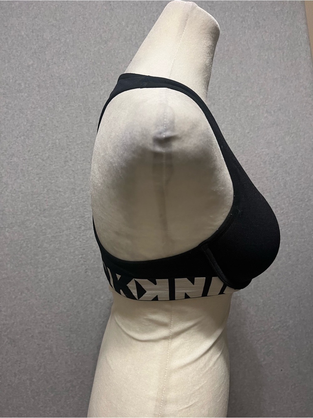 VS Pink Racerback Sports Bra Front Clasp Black 34B Cool and Comfy - Picture 2 of 7